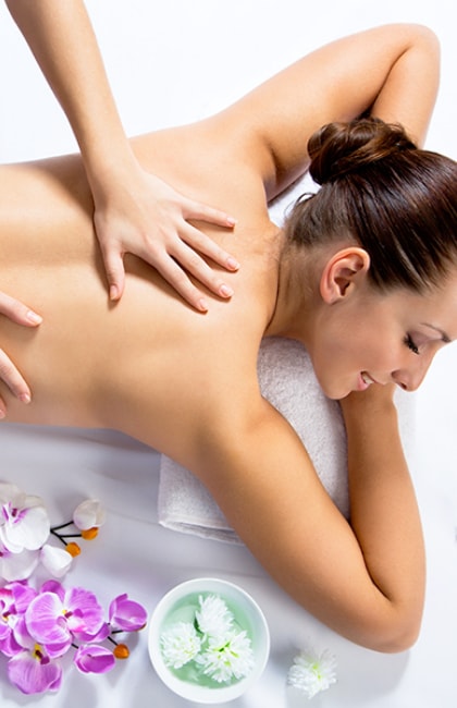 Massage services available: swedish massage, cellulite massage, full body massage and back/neck/shoulder massage.